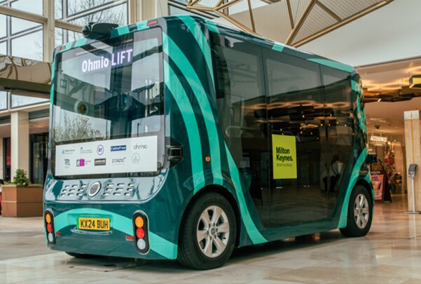 The driverless StreetCAV bus soon to be trialled in Milton Keynes